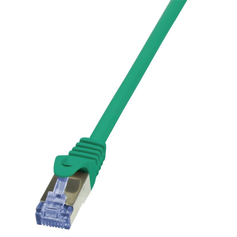 Patchcord LogiLink CQ3035S Cat.6A S/FTP 1m zielony* – Wysoka jakość połączeń sieciowych
