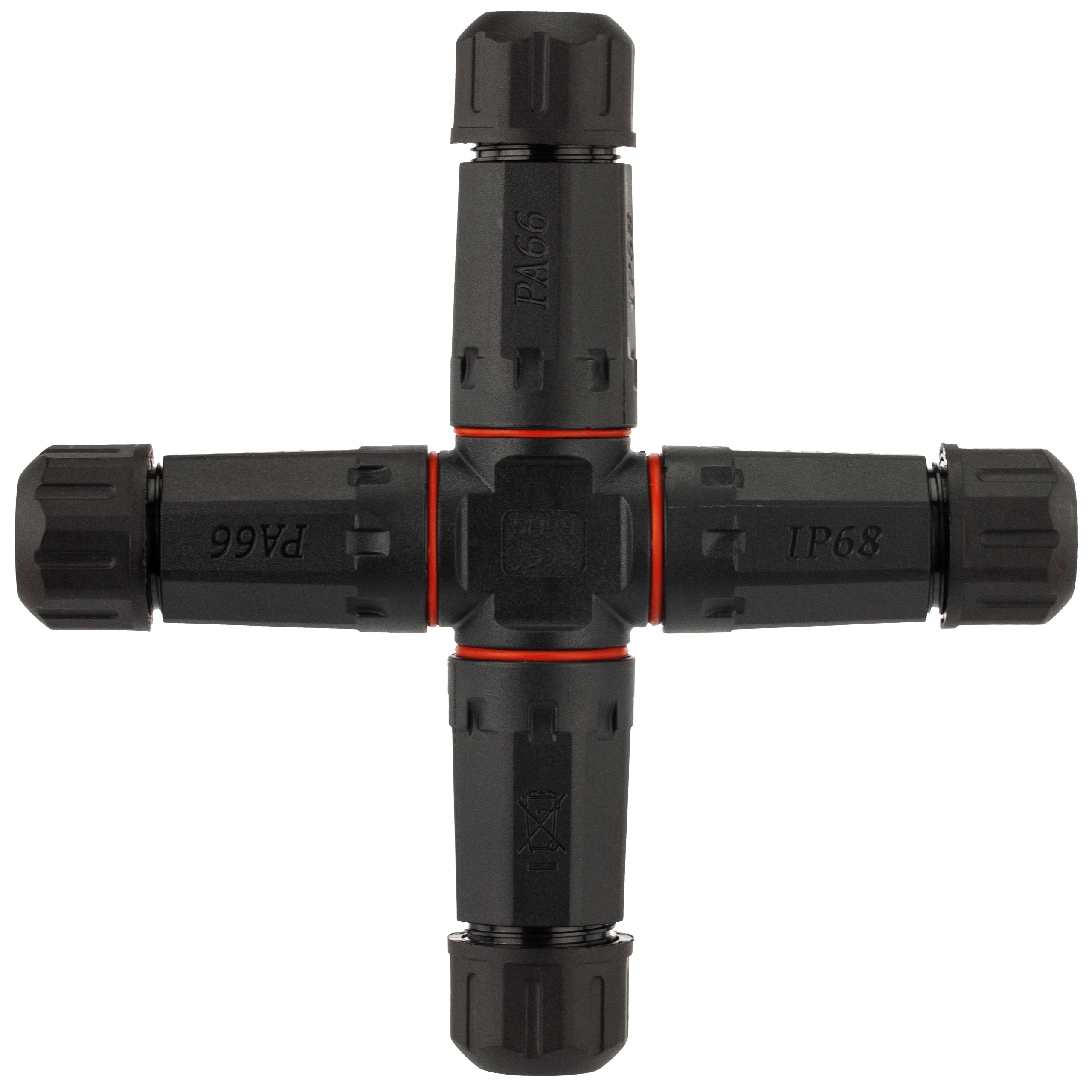 Mufa z dławikami 3x4mm² IP68 250V czwórnik NEKU – Trwałe i szczelne połączenie kablowe