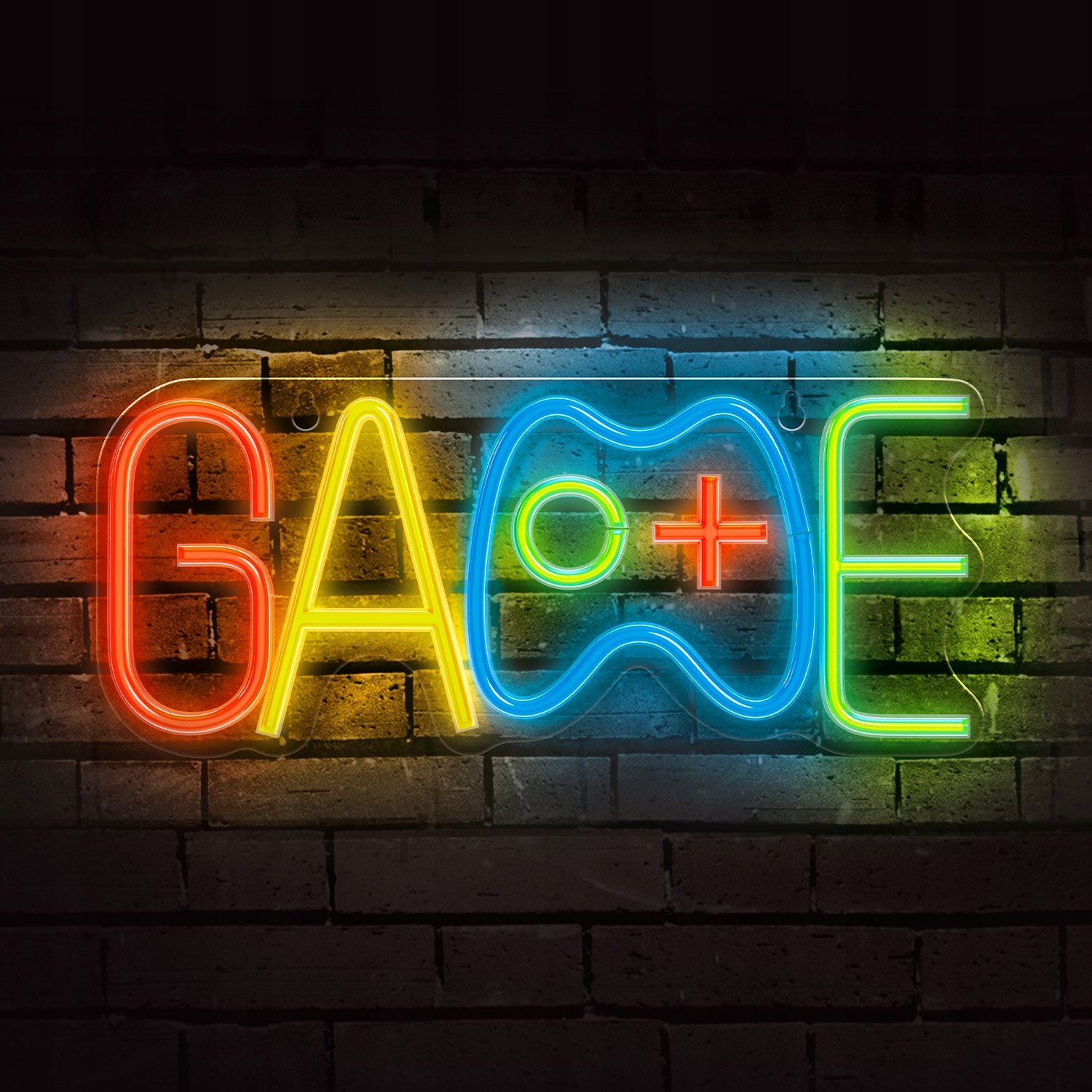 Light Neon PLEXI LED Game multikolor FPNE40 – Oświetlenie dla graczy