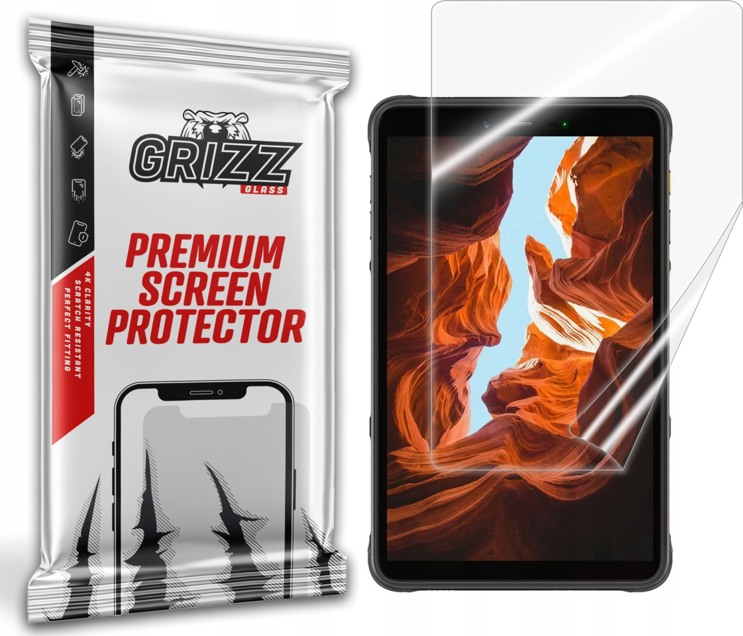 GrizzGlass Folia ceramiczna GrizzGlass CeramicFilm do Ulefone Armor Pad Pro – Doskonała ochrona ekranu