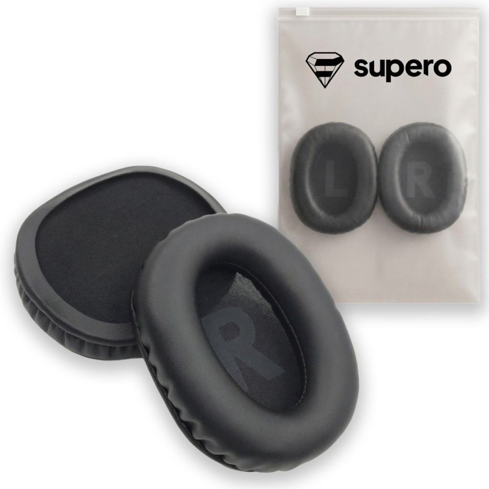 Nauszniki skórzane SUPERO z pianką Memory Foam do Logitech G Pro / G Pro X / G Pro Wireless – Komfort i jakość dźwięku