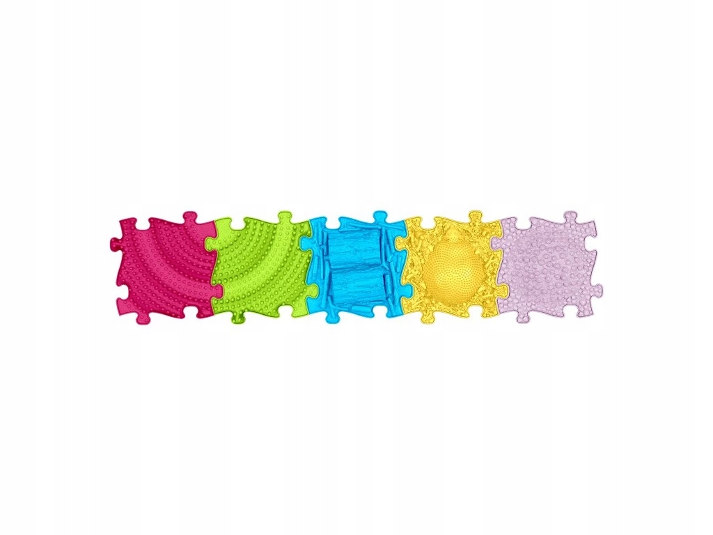Mata Sensoryczna Ortopedyczna Zestaw 5w1 Medium 5 Puzzli Sensoryka Muffik – Idealne wsparcie dla rozwoju dzieci