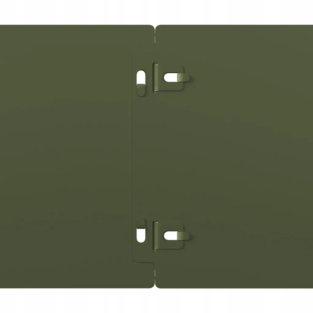 VidaXL Obrzeża trawnikowe 10 szt. Oliwkowo-zielone 15x103 cm – Idealne rozwiązanie dla Twojego ogrodu