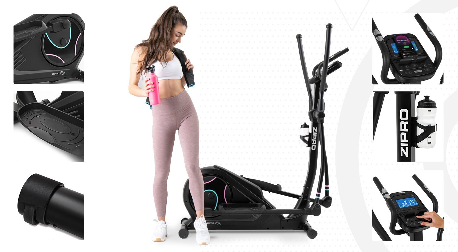 Orbitrek elektryczno-magnetyczny Heat WM Zipro