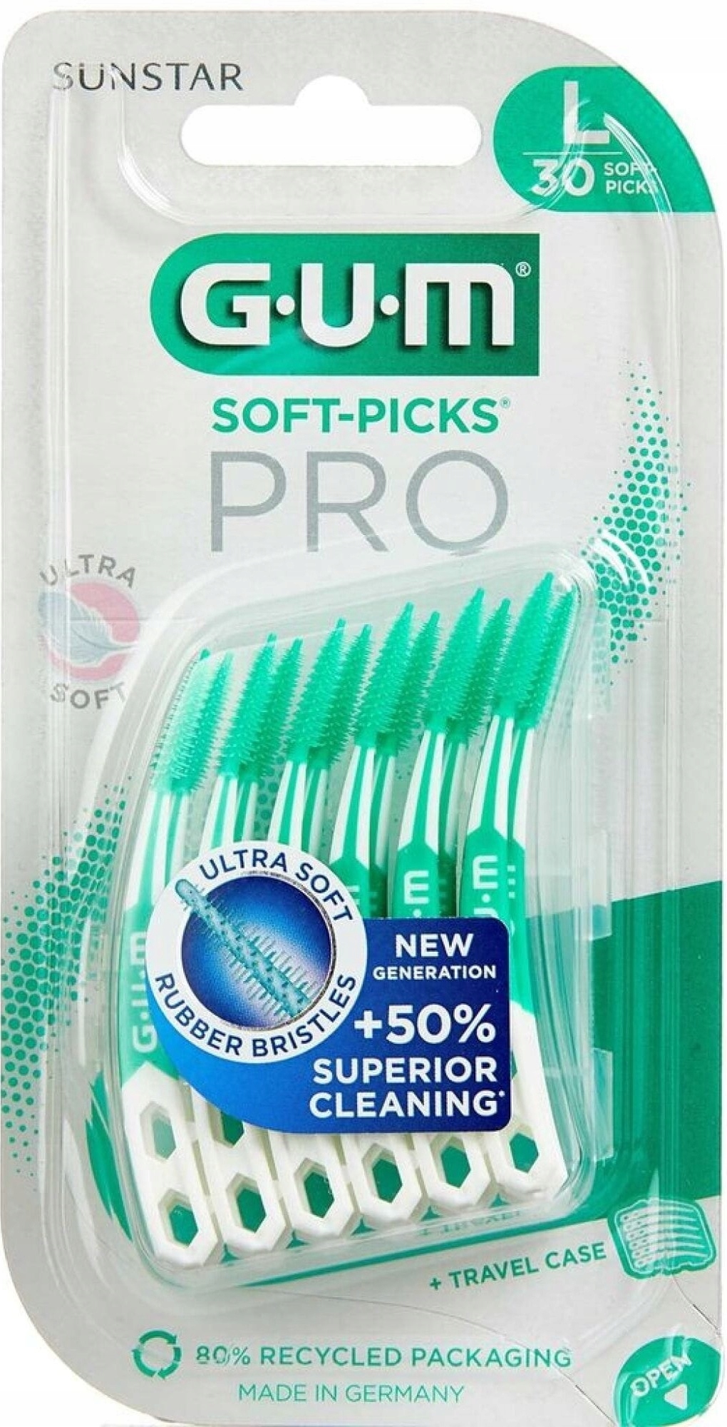 Sunstar GUM D.GUM CZYŚCIK SOFT PICK PRO A_30 691 – Innowacyjna szczoteczka do czyszczenia międzyzębowego