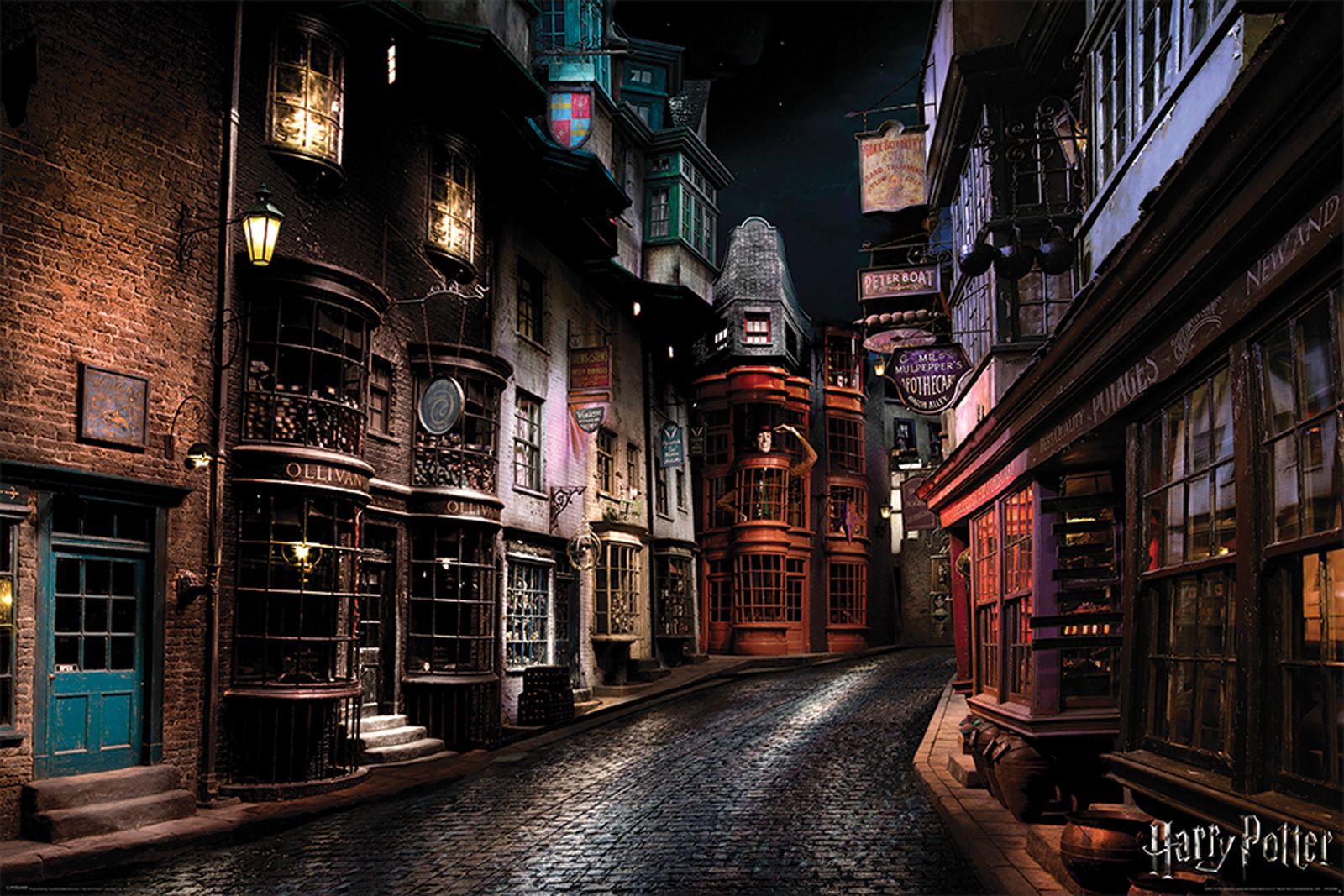 Erik Harry Potter Diagon Alley – Plakat filmowy do dekoracji wnętrz