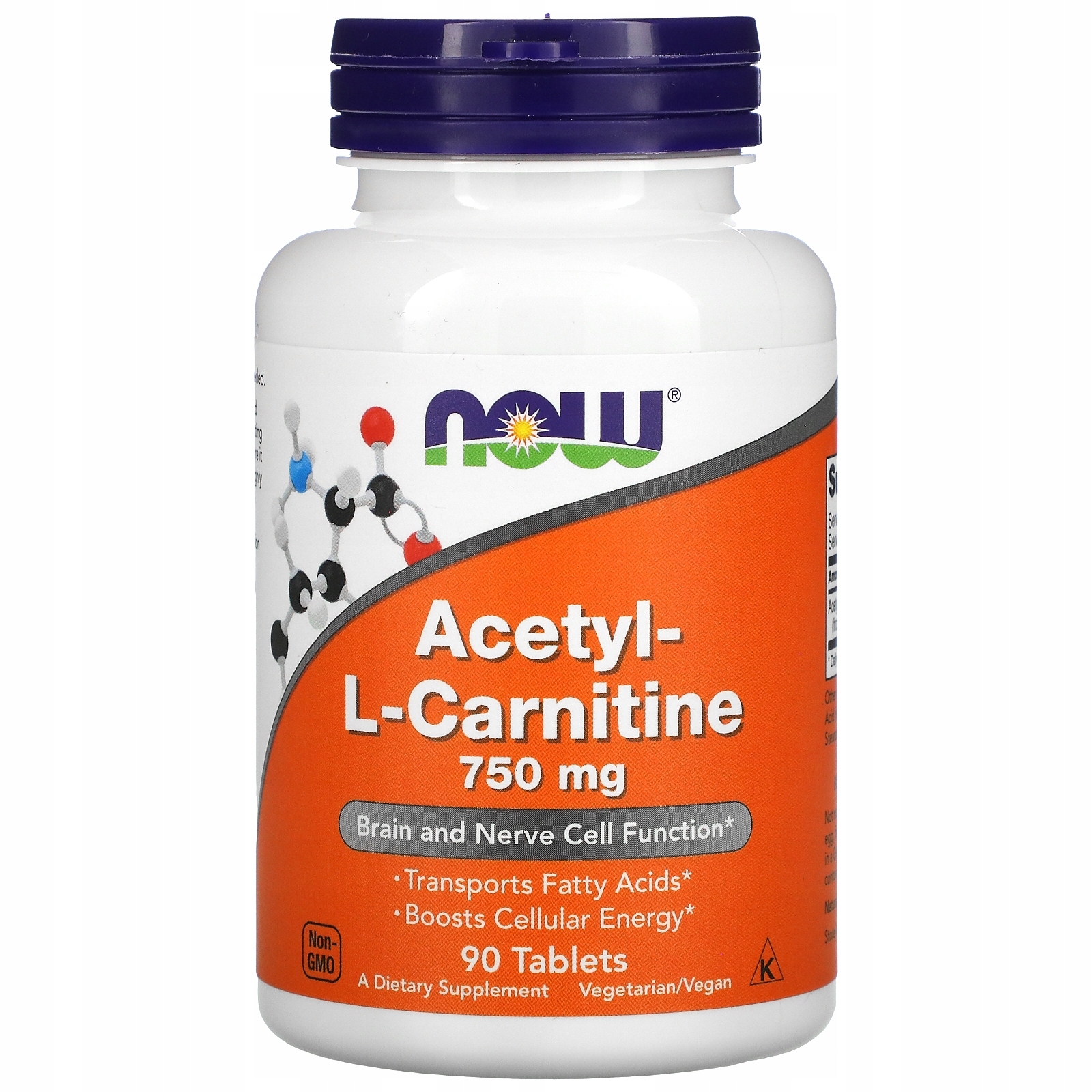 Now Foods Acetyl L-Karnityny 750 mg – Suplement diety dla aktywnych