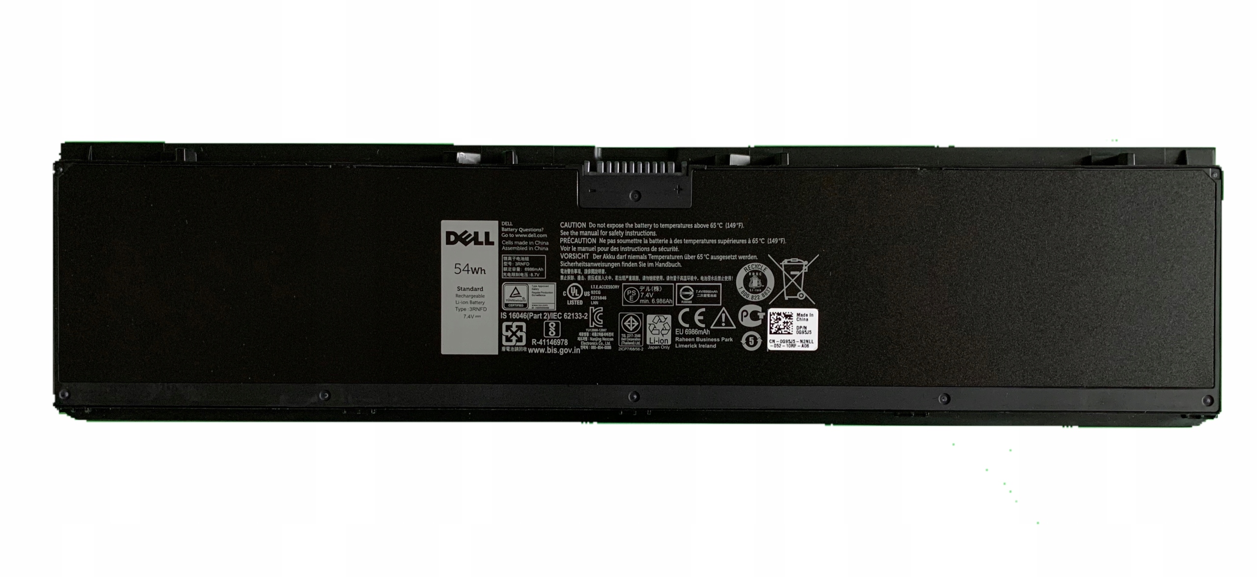 Pojemność 54 Wh i napięcie 7,4 V – Długotrwała moc