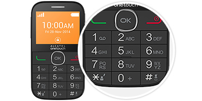 Alcatel 20.04C z dużymi przyciskami