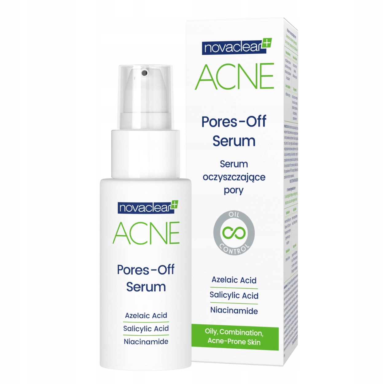 Novaclear Acne Serum oczyszczające pory 30ml – Twoje wsparcie w walce z niedoskonałościami