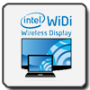 Technologia WiDi umożliwia wyświetlanie oraz udostępnianie zasobów dysku twardego, sieci domowej lub dowolnej strony internetowej na ekranie telewizora w wysokiej rozdzielczości oraz z dźwiękiem 5.1. Tym samym możliwe jest połączenie komputera, tabletu, smartfona z telewizorem, monitorem czy projektorem, bez użycia kabli.