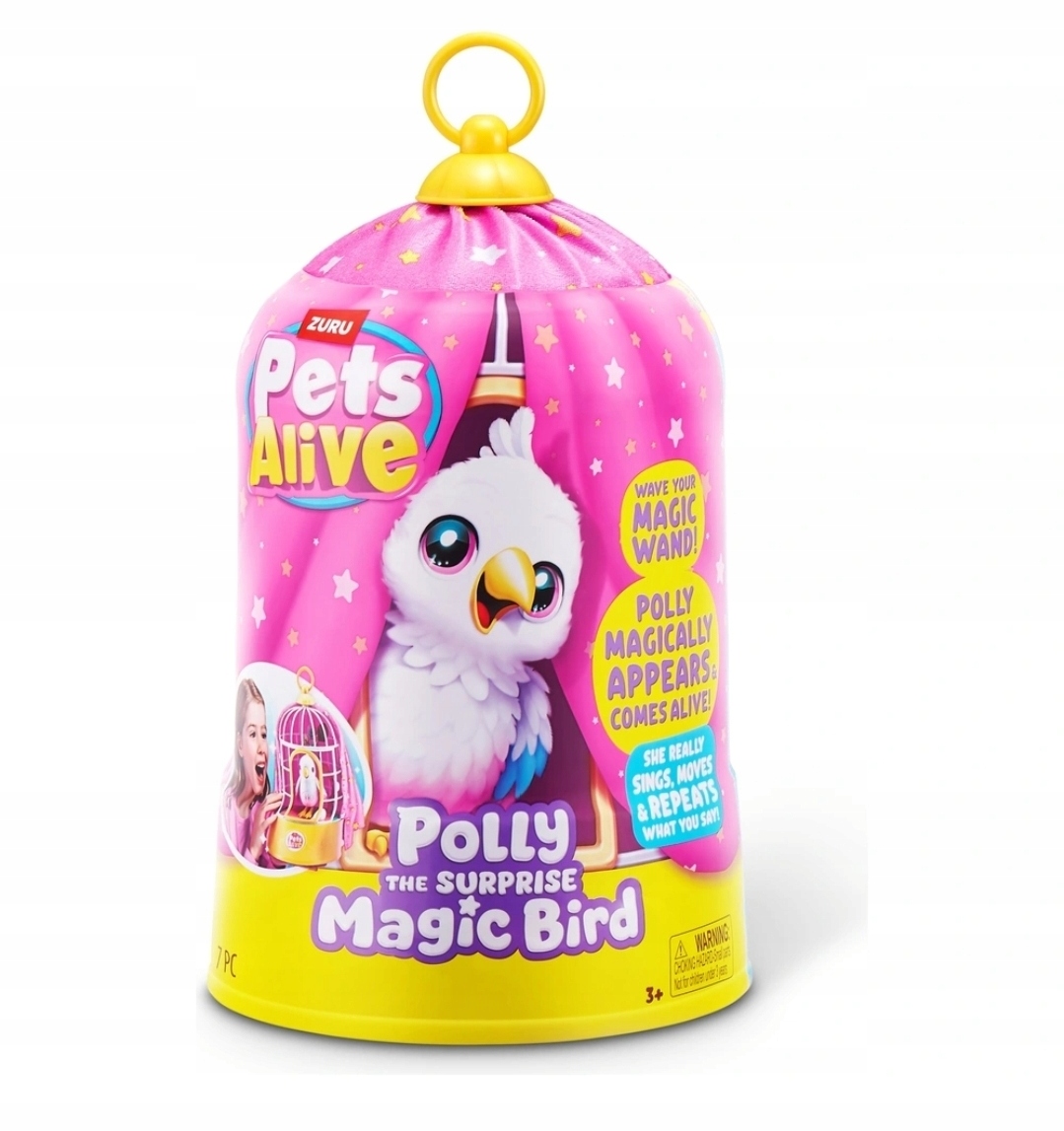 PETS ALIVE POLLY – Interaktywny magiczny ptaszek do zabawy