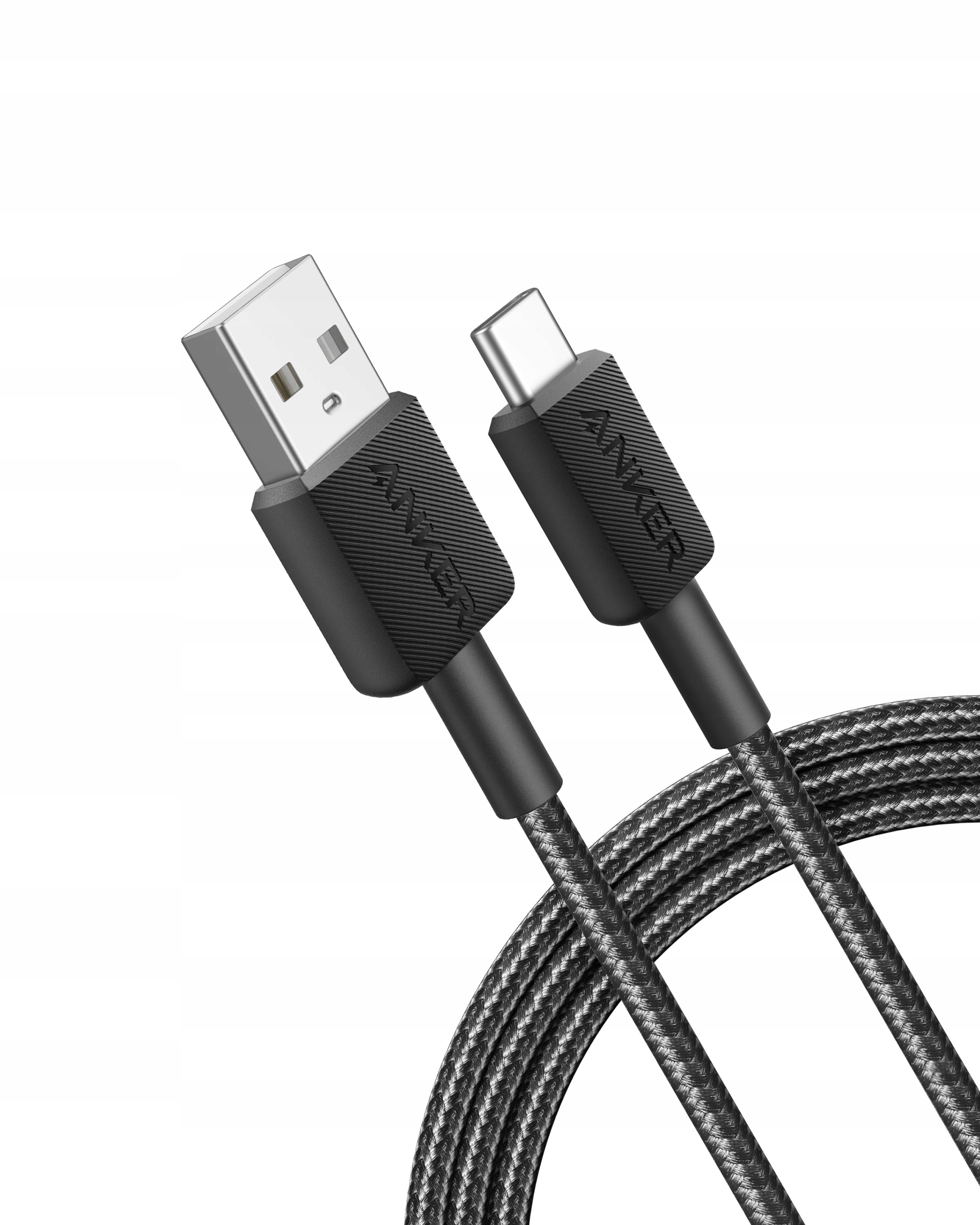 Kabel Anker 322 USB-A do USB-C 1.8m czarny – Idealne rozwiązanie do ładowania i transferu danych