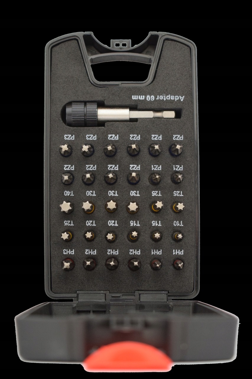 Bogata zawartość zestawu – 31 elementów do różnorodnych zastosowań