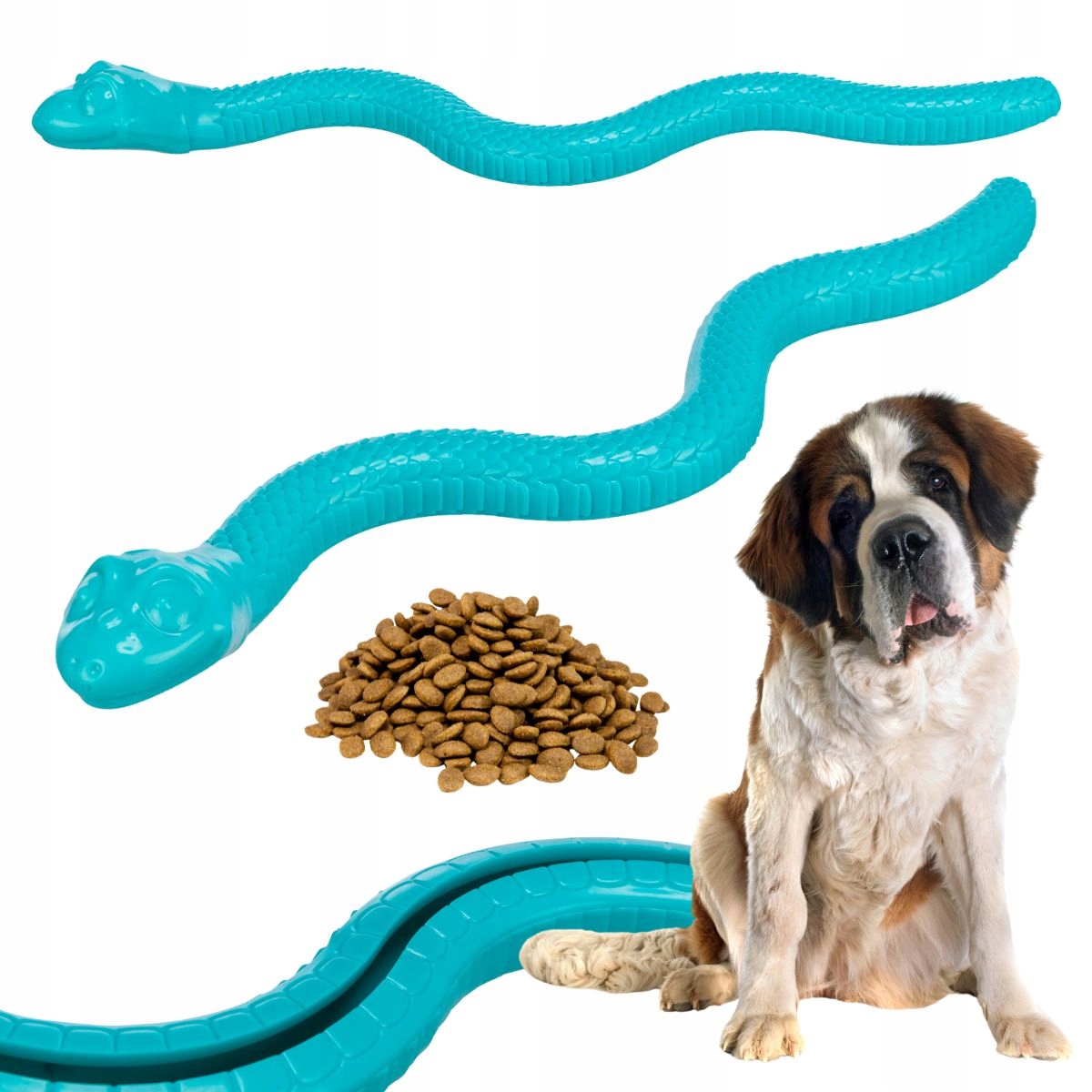 Trixie TX-34932 Wąż na Smakołyki TPR 59cm – Interaktywna zabawka dla psa