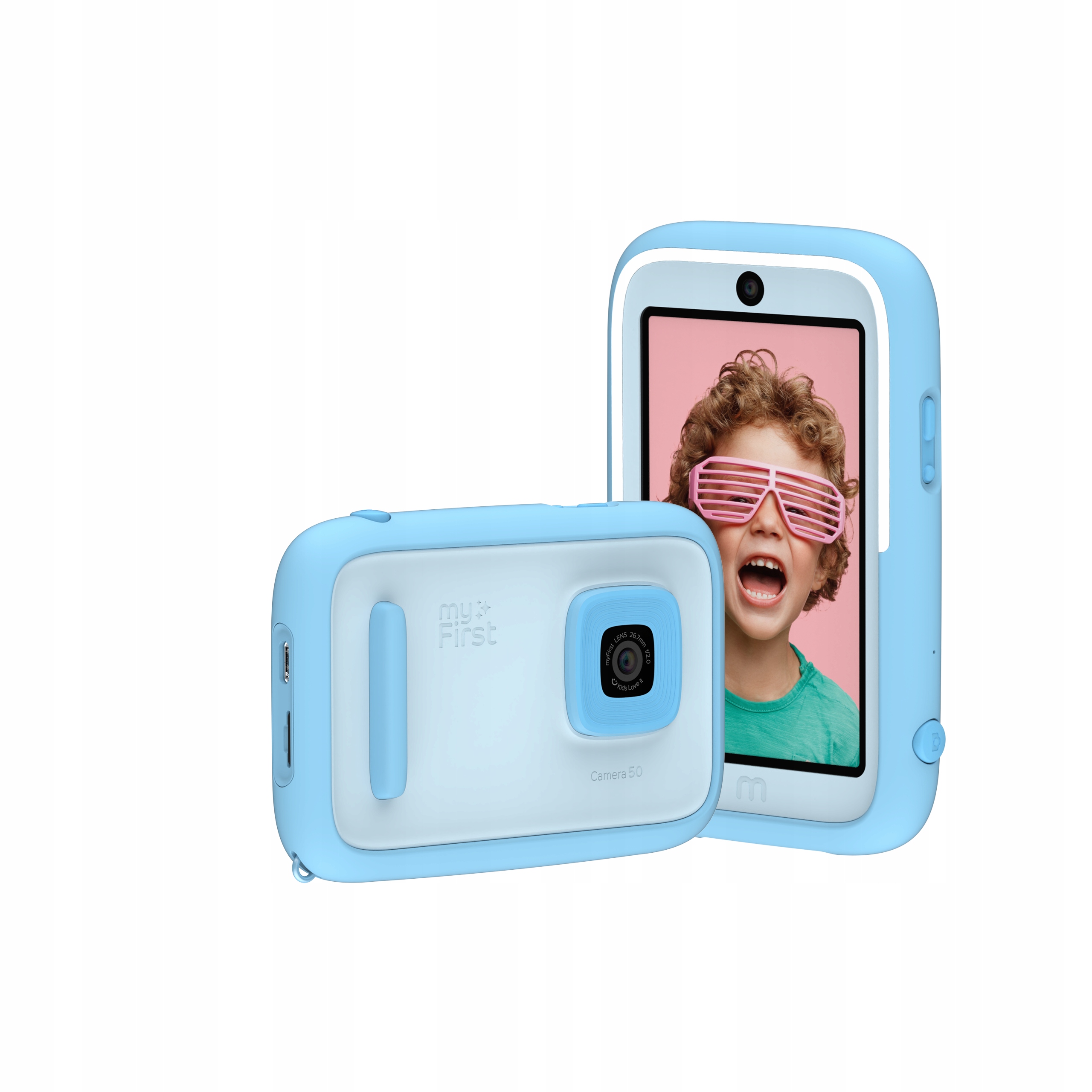 Aparat MyFirst Camera 50 – Cyfrowy aparat dla dzieci w kolorze niebieskim