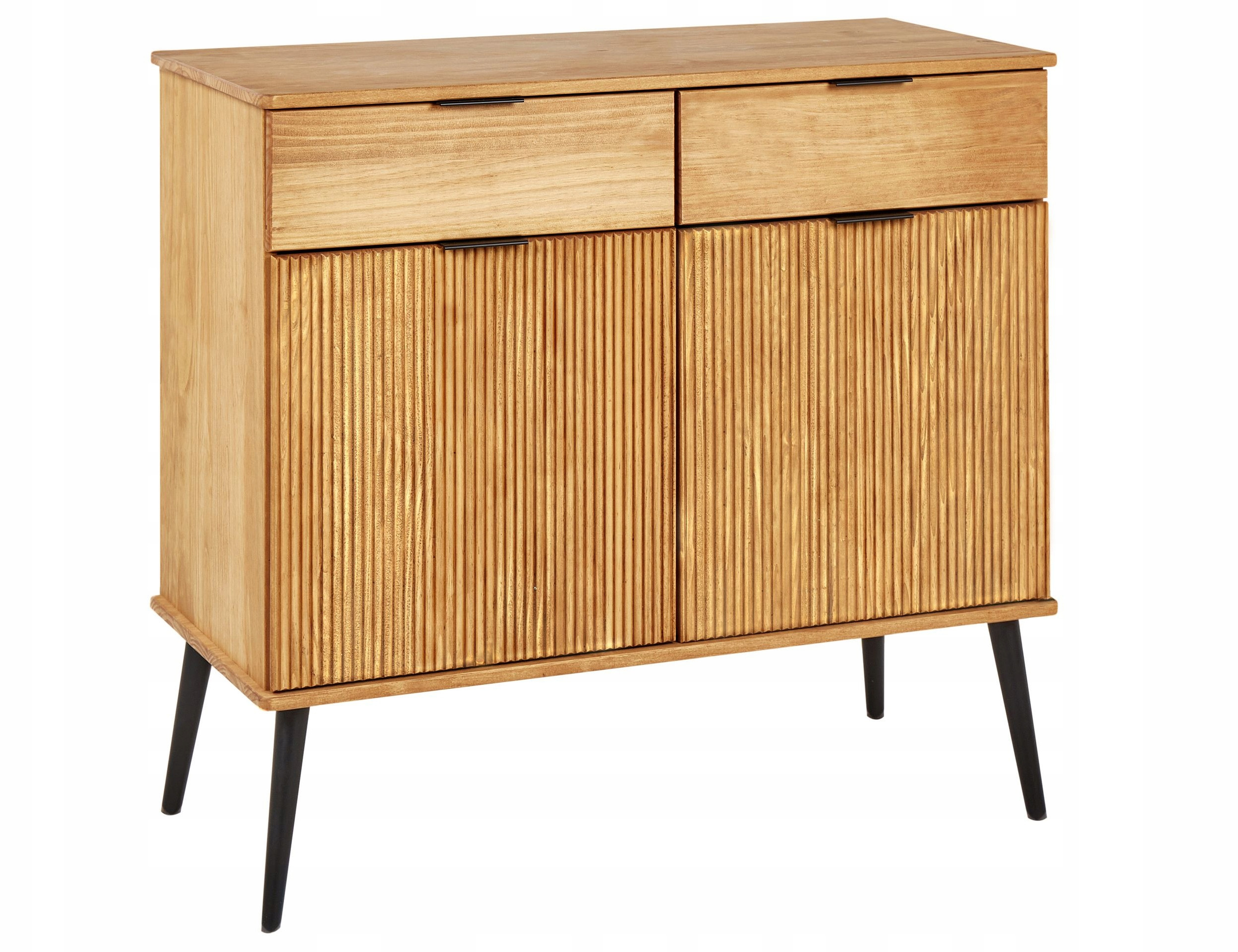 Szafka dwudrzwiowa jasne drewno TIMMINS – Elegancja i funkcjonalność w Twoim wnętrzu