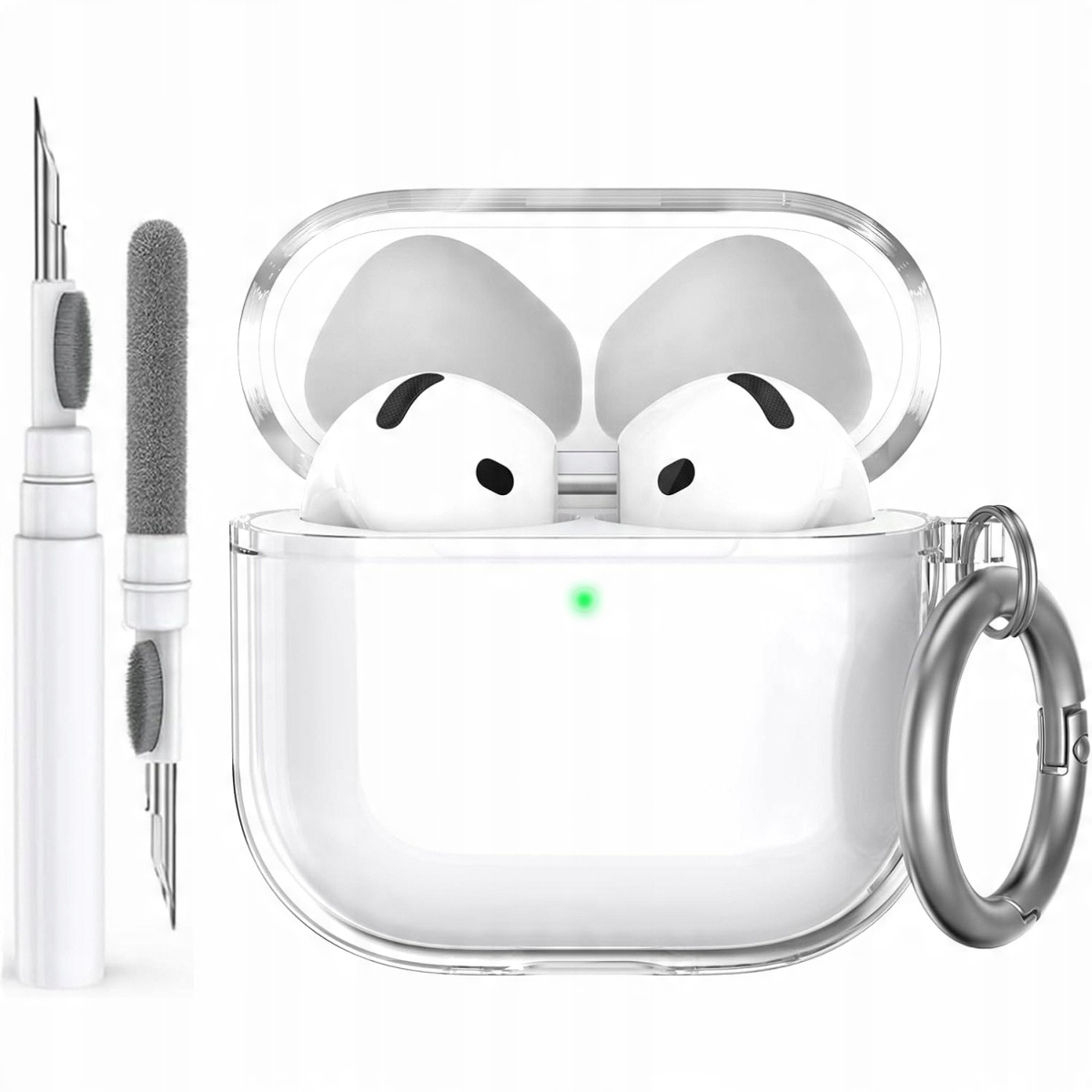Etui Supero TPU Case z zestawem czyszczącym do AirPods 4 – Ochrona i styl w jednym