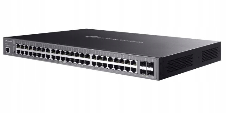 Zarządzalny przełącznik z 48 portami Gigabit i 4 slotami SFP+