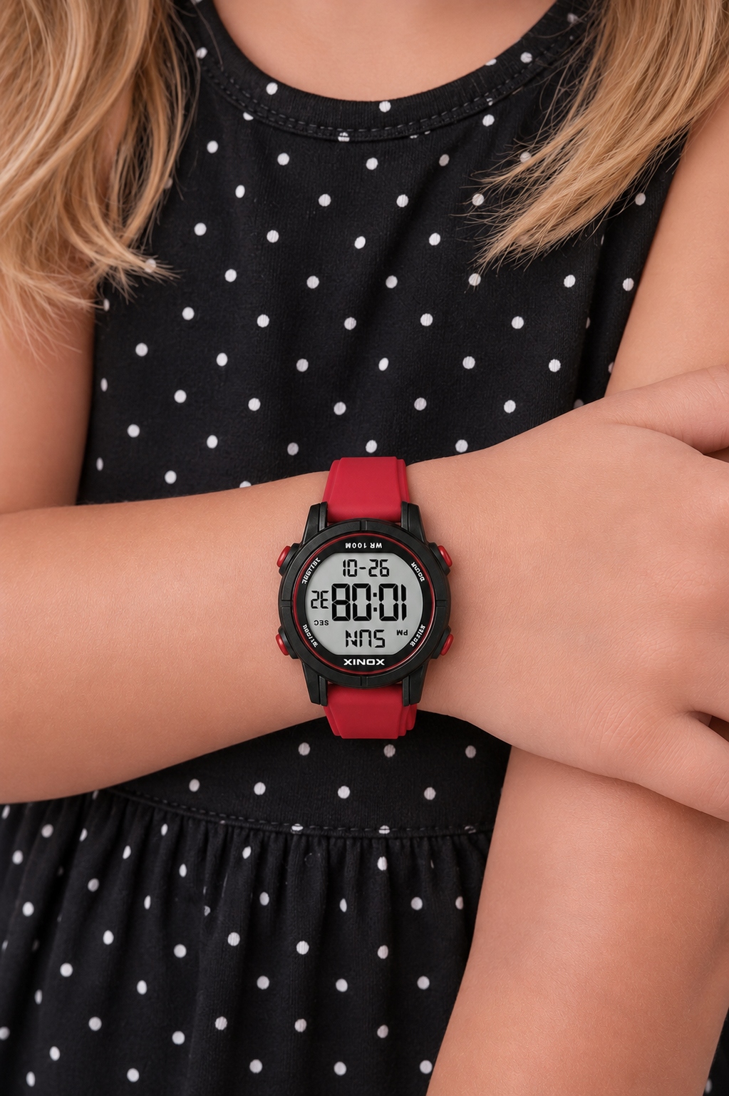 Zegarek DBG-002 młodzieżowy elektroniczny 38 mm – Styl i funkcjonalność w jednym