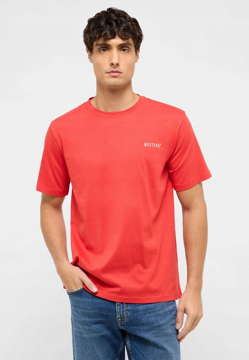 Mustang męska koszulka t-shirt AUSTIN 1017379 7270 – Komfort i styl na co dzień