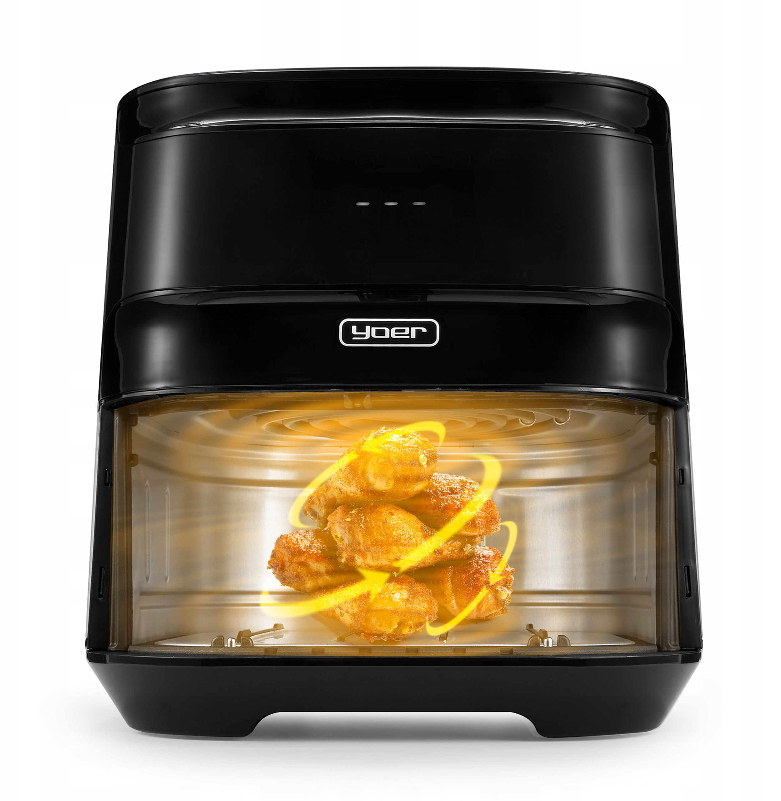 Frytkownica beztłuszczowa Yoer Crispo AF01BK – Innowacyjne gotowanie 4w1