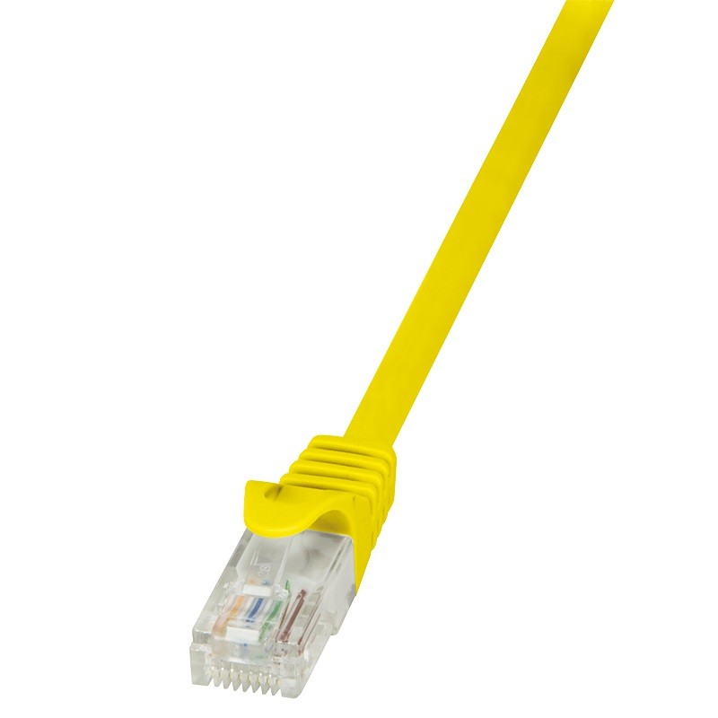 Patchcord LogiLink CP2057U CAT.6 U/UTP 2m, żółty – Idealne rozwiązanie dla Twojej sieci