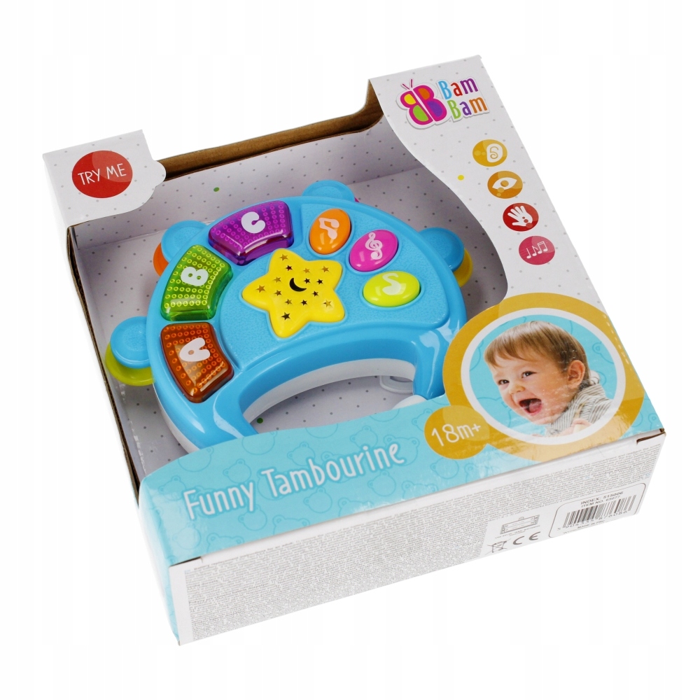 Muzyczny Tamburyn BamBam 515006 – Radość i rozwój dla najmłodszych