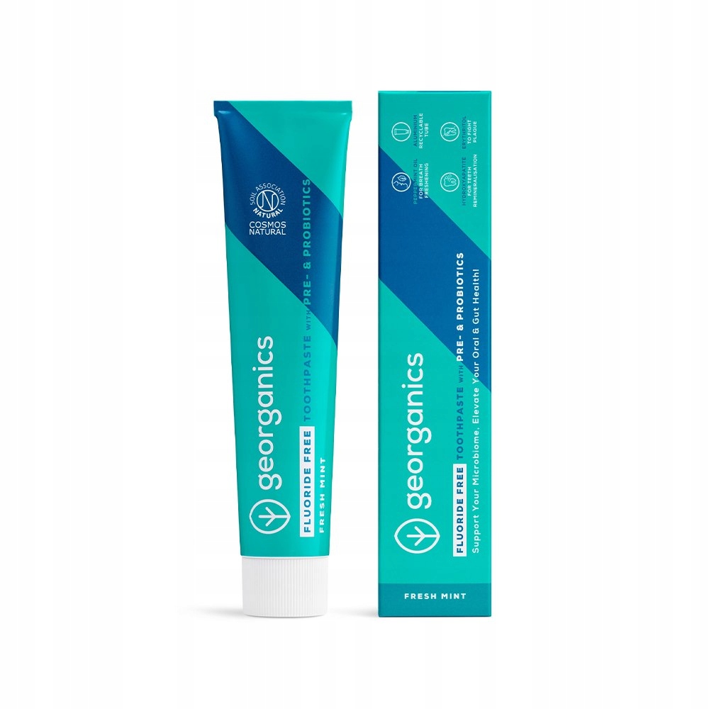 Pasta do zębów z prebiotykami i probiotykami 75 ml Georganics – Zdrowe dziąsła na co dzień