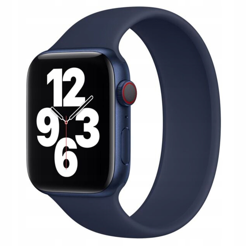 Pasek Apple 45mm Solo Loop rozmiar 5 storm blue ORYG – Idealne dopasowanie do Twojego Apple Watch