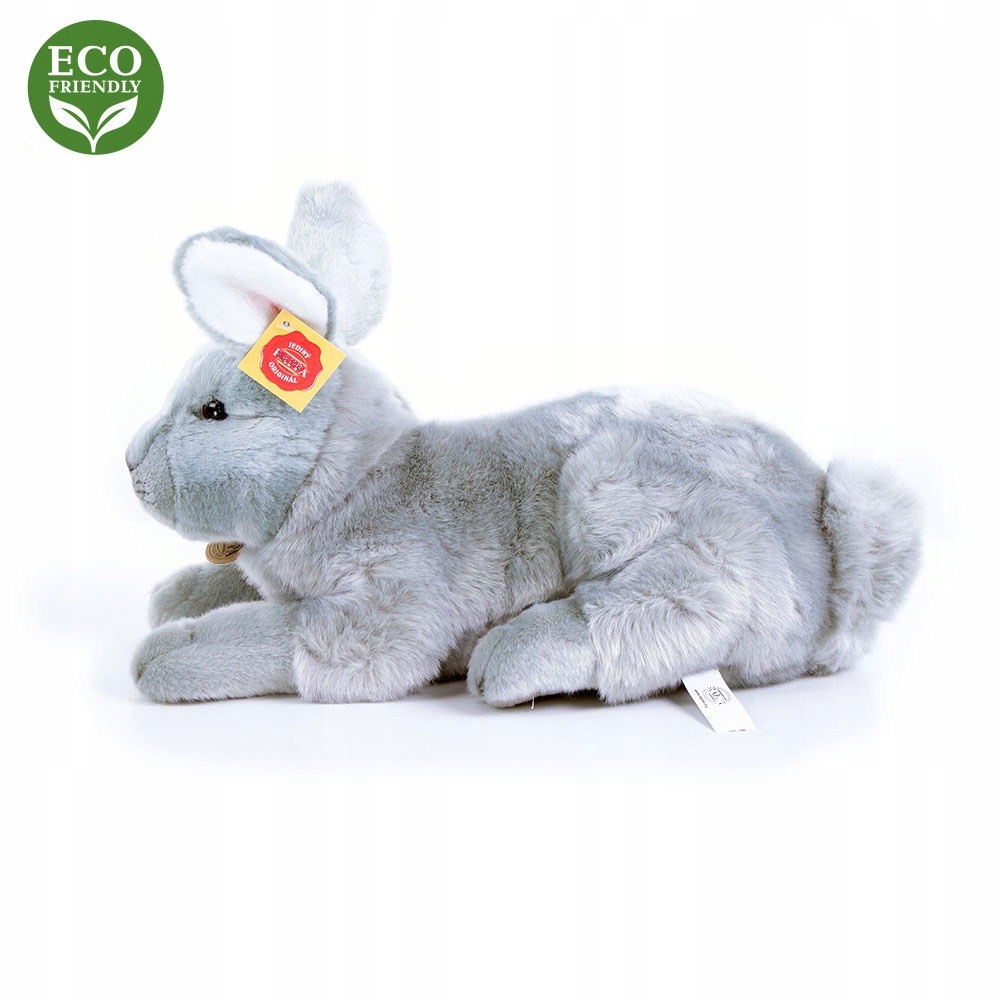 Rappa - Pluszowa realistyczna maskotka Królik 33 cm Eco-Friendly – Idealny towarzysz dla Twojego dziecka