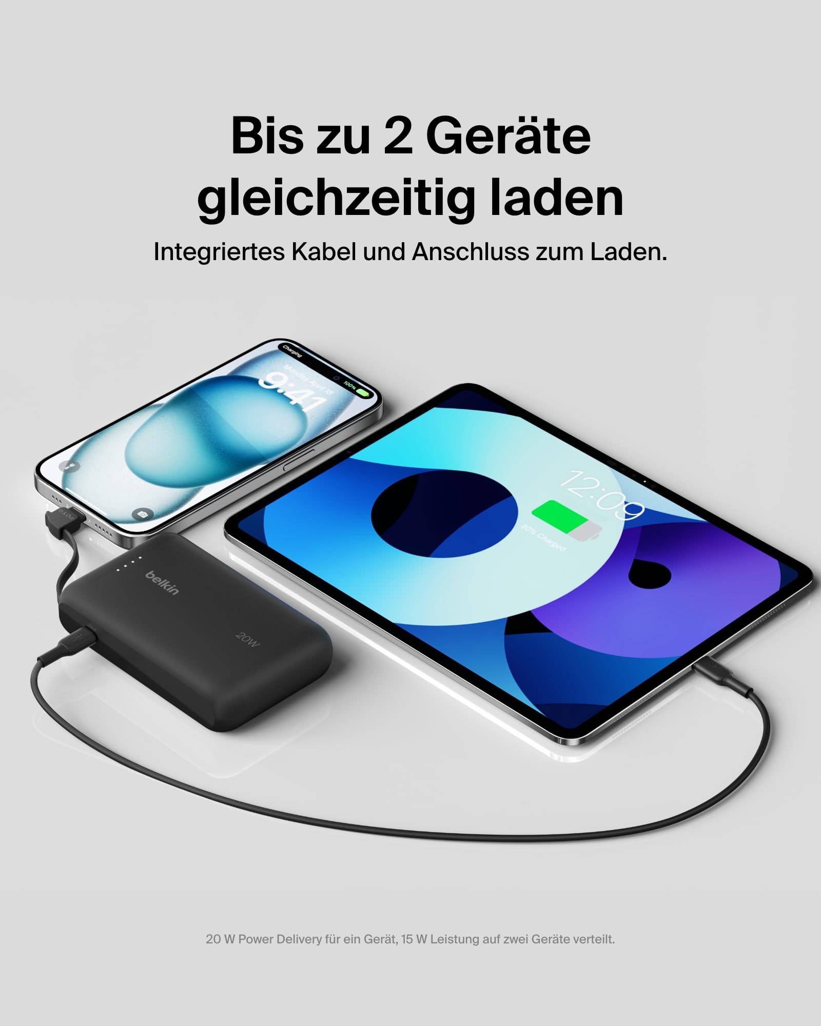 Możliwość ładowania dwóch urządzeń jednocześnie