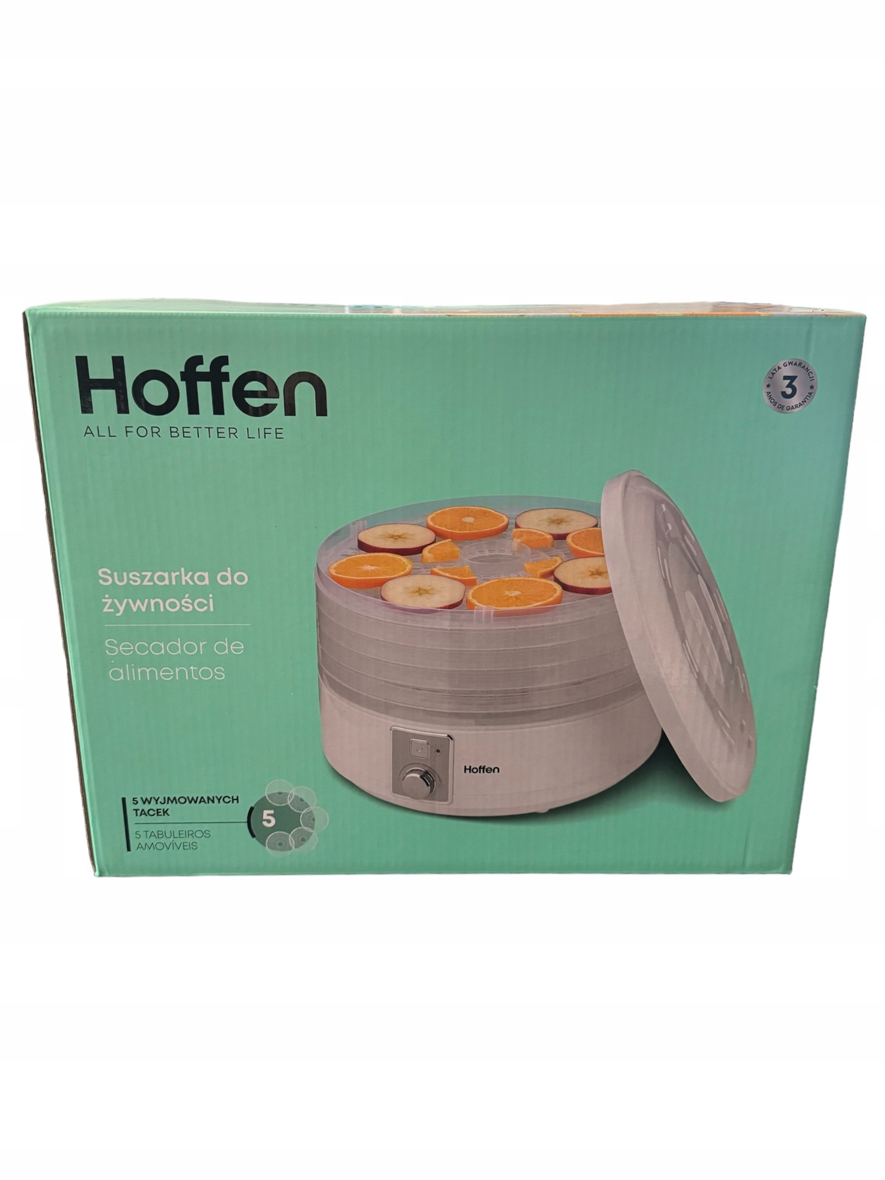 Wydajność i moc – 500 W dla efektywnego suszenia