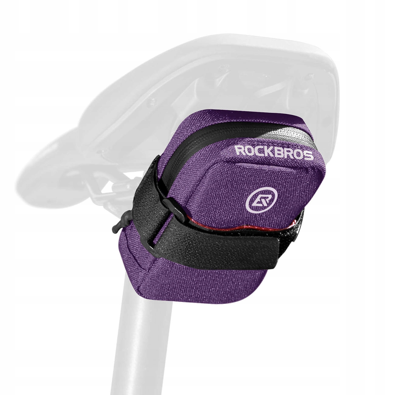 Torba rowerowa F006 podsiodłowa 0,35 l - fioletowa