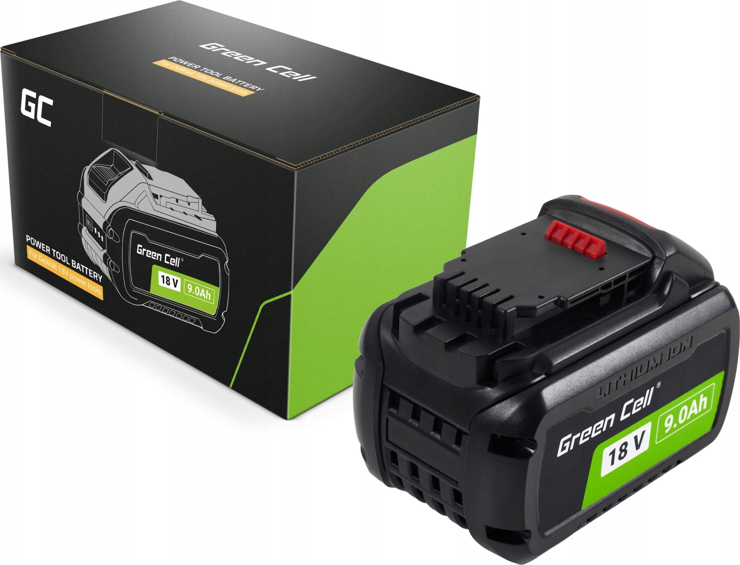 Akumulator Green Cell DCB547 do elektronarzędzi DeWalt XR 18V – Niezawodna moc w Twoich rękach