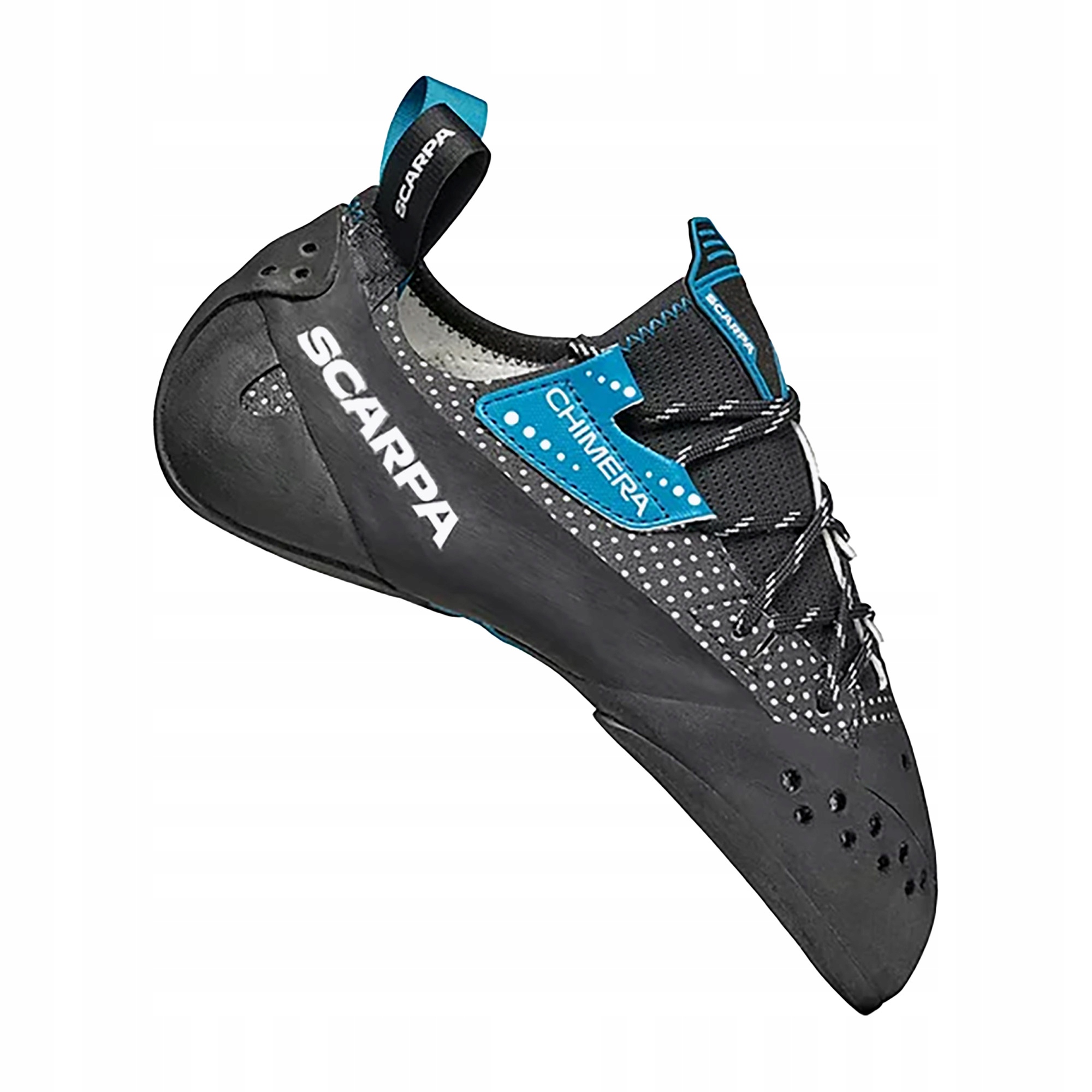 Buty wspinaczkowe SCARPA Chimera black/white/azure 42.5 EU – Idealne dla zaawansowanych wspinaczy