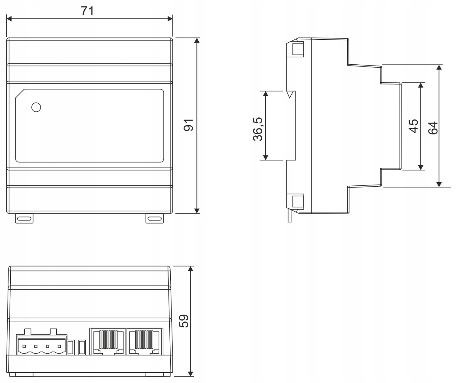 Wymiary i waga produktu