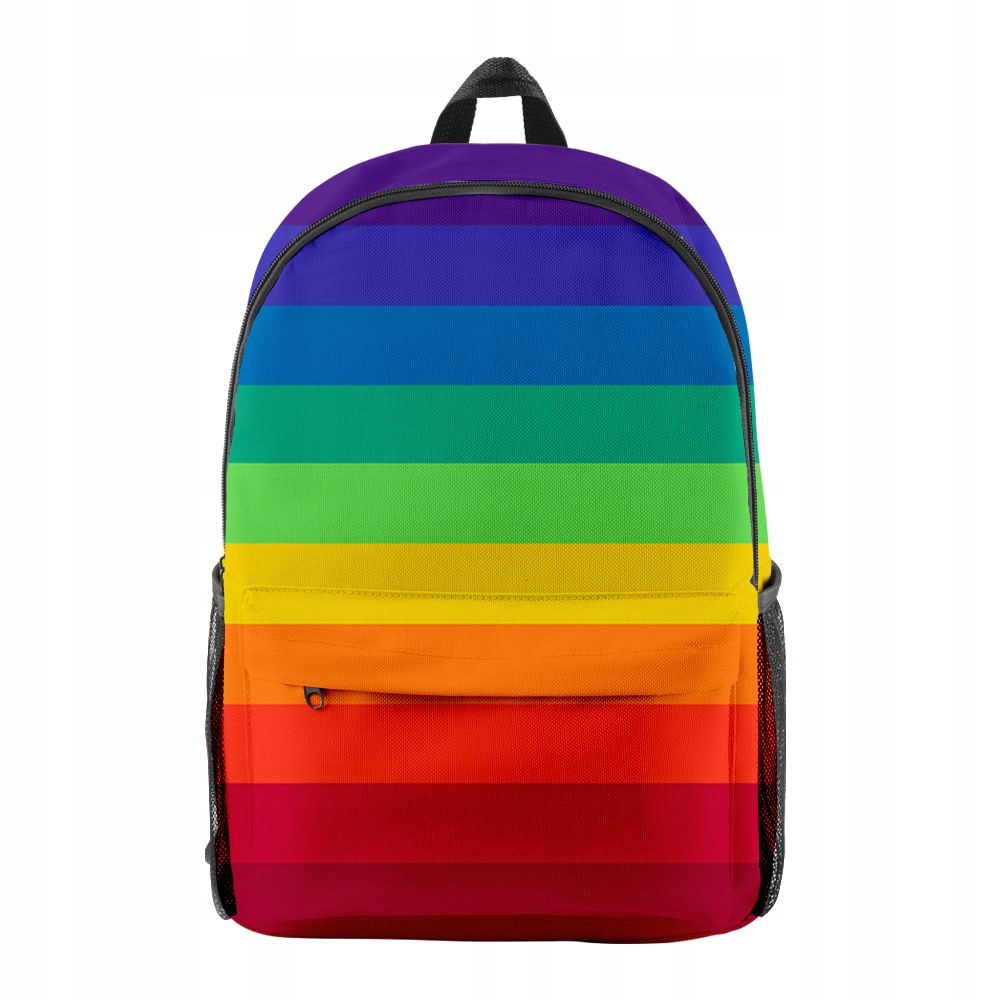 PLECAK TĘCZOWY Torba Worek LGBT PRIDE SZKOLNY XL – Modny i pojemny plecak dla każdego