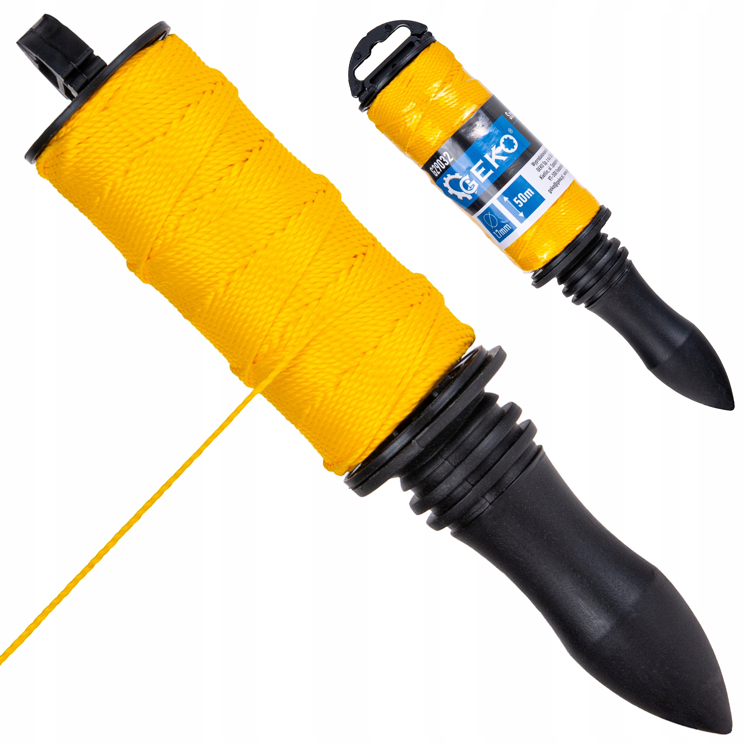 Sznurek murarski z rączką 1.7mm 50m – Niezawodne narzędzie budowlane