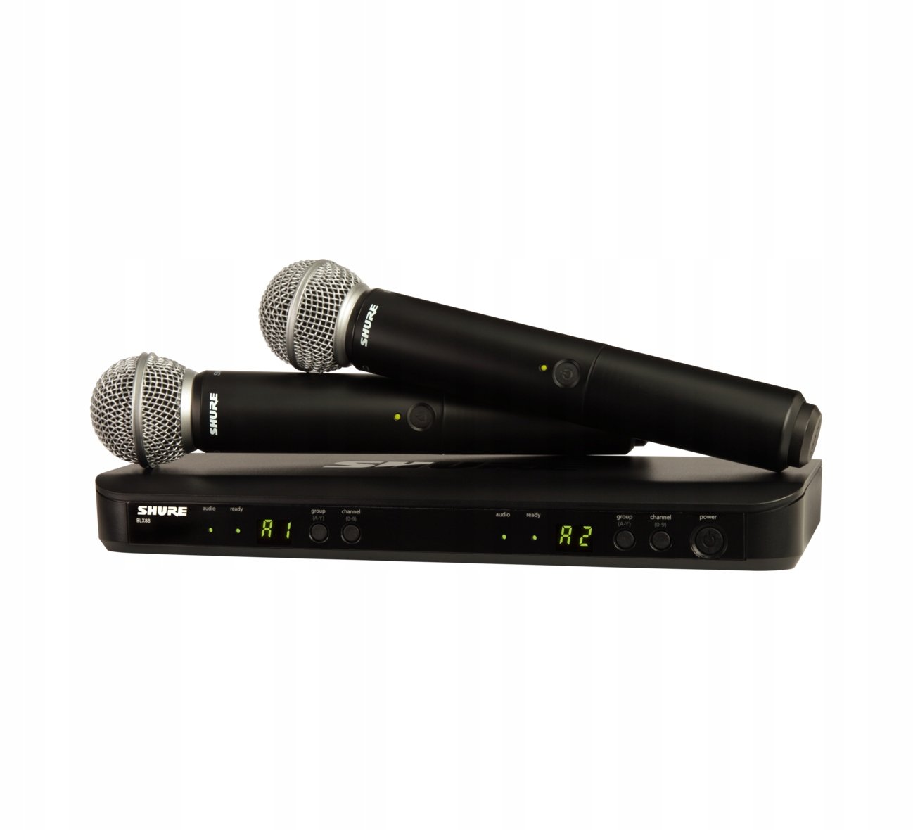Shure BLX288E/SM58 – Bezprzewodowy podwójny system wokalny z mikrofonami SM58