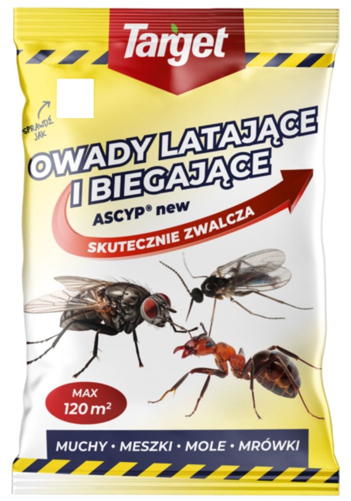 Ascyp 10 WP+* – Skuteczny proszek do zwalczania owadów