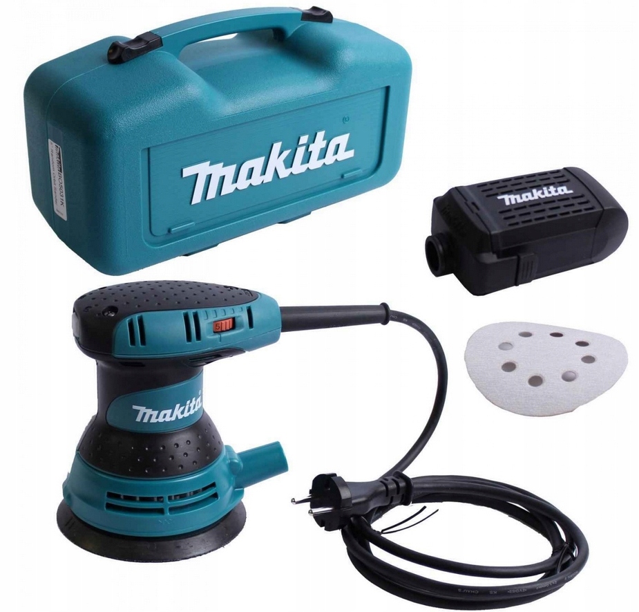 Szlifierka Makita ORBITAL SANDER 300W BO5031K 125MM – Wydajność i precyzja w Twoim warsztacie