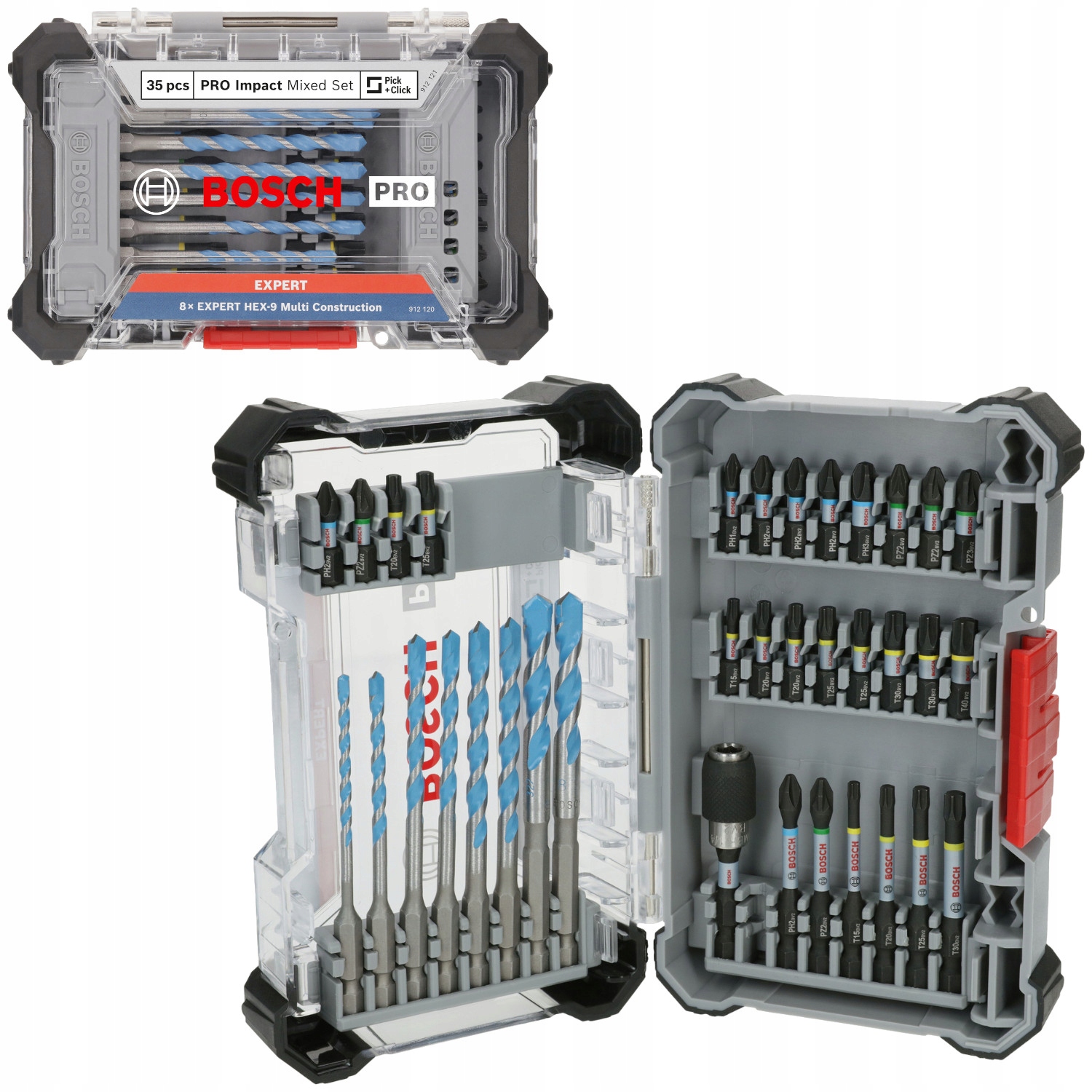 ZESTAW WIERTEŁ I BITÓW PRO Mixed Set – Niezawodny wybór dla majsterkowiczów