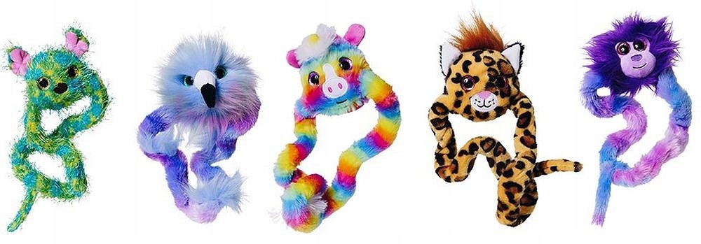 Cobi Maskotka Tangle Futerkowi przyjaciele mix – Kolorowe wężyki sensoryczne