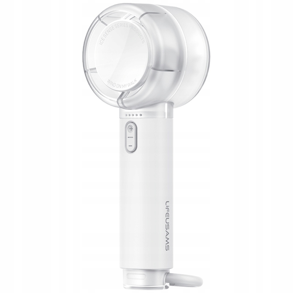 Wiatrak ręczny USAMS LiFE LU01 biały – Komfort i świeżość w każdej sytuacji