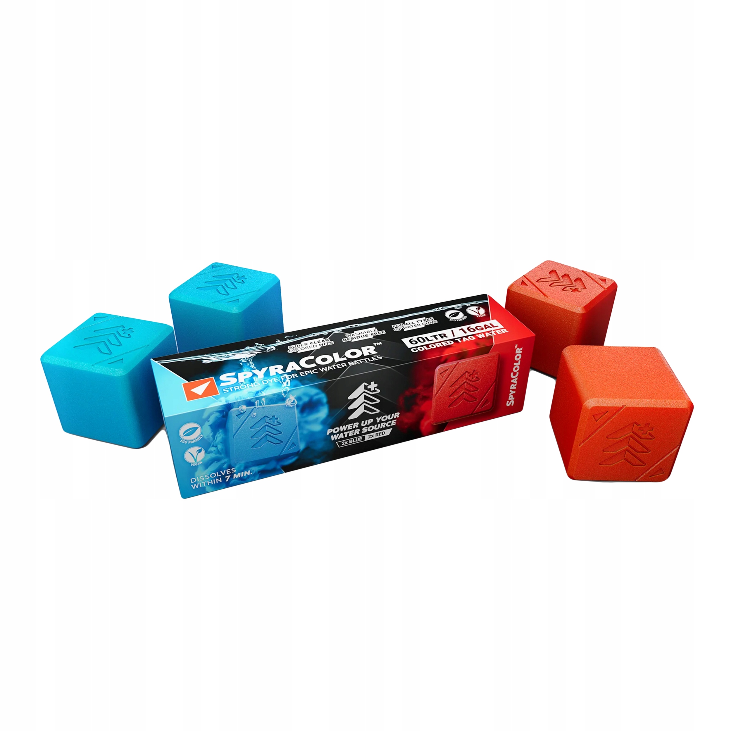 Kapsułki barwiące do wody SpyraColor – Czerwono-Niebieski zestaw do zabawy