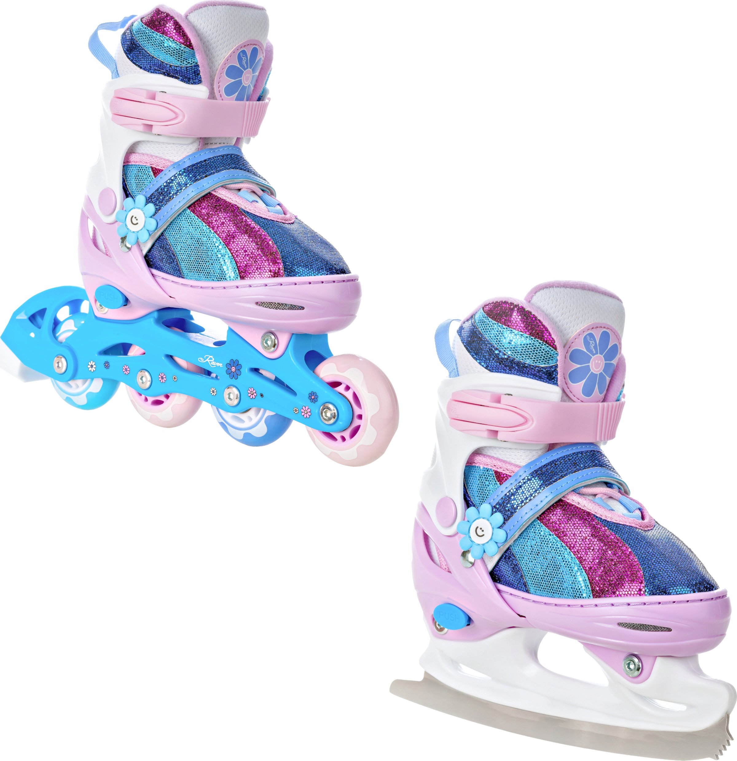 Model 2w1 – Rolki i łyżwy w jednym