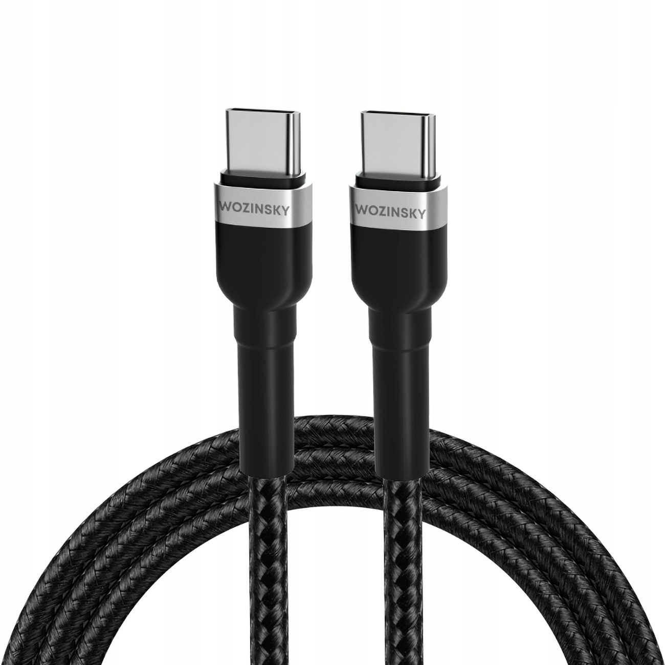 Kabel Wozinsky WNBCC1 USB-C - USB-C 1 m Czarny – Szybkie i efektywne ładowanie