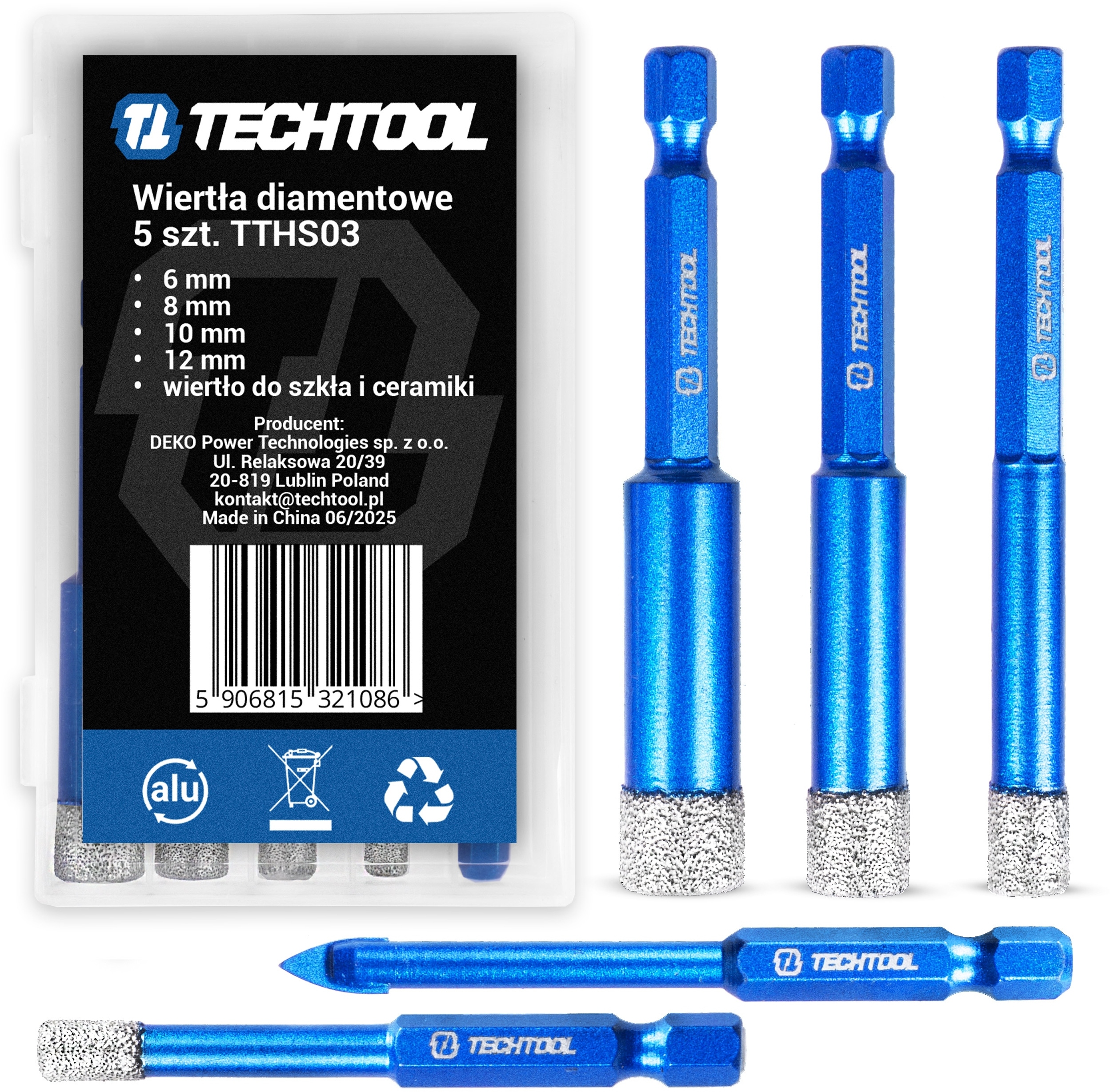 Wiertło diamentowe otwornica diamentowa do gresu, płytek i betonu – wszechstronność w Twoim warsztacie