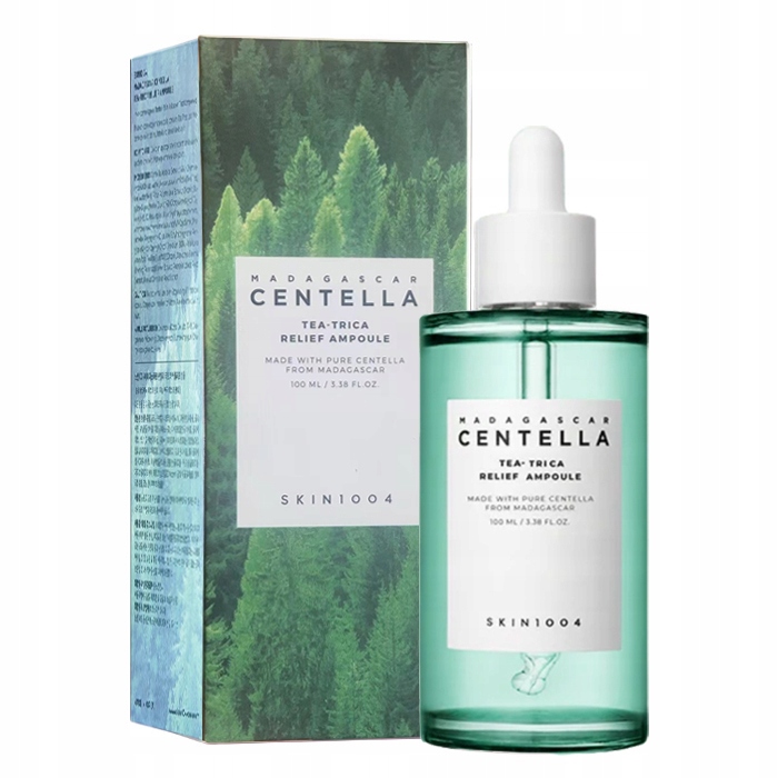 SKIN1004 Madagascar Centella Tea-Trica Relief Ampoule – Intensywne nawilżenie dla cery problematycznej